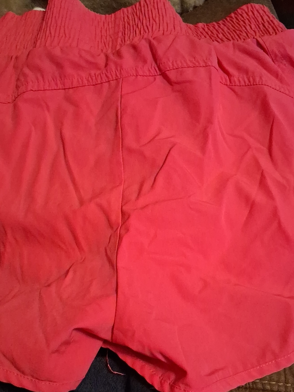 Women's Pink Elastic-Waist Shorts